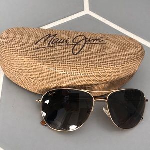 Maui Jim Gold Cliff House Aviators